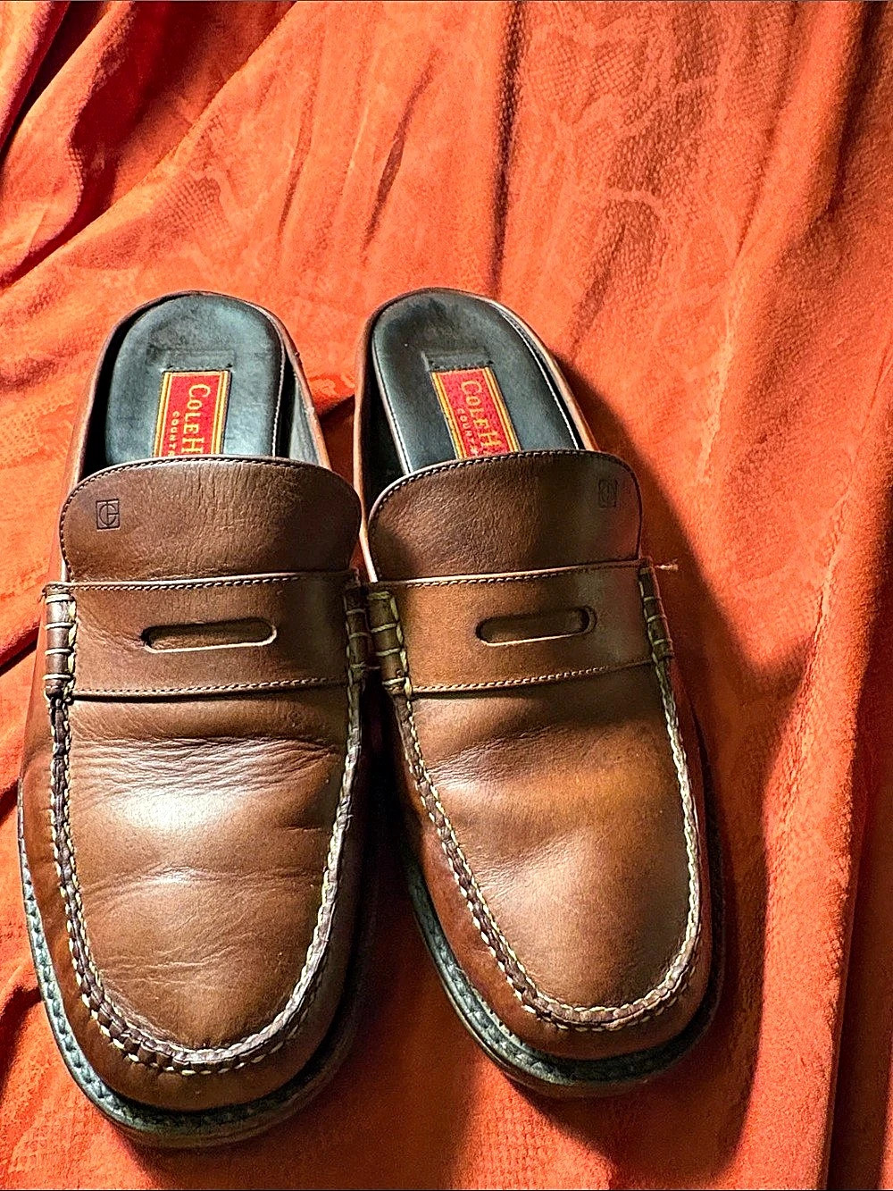 Vintage Cole Haan Leather Loafers Brown US 9 B